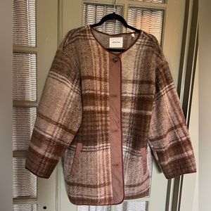 Aritzia Wilfred Free Wool Shacket